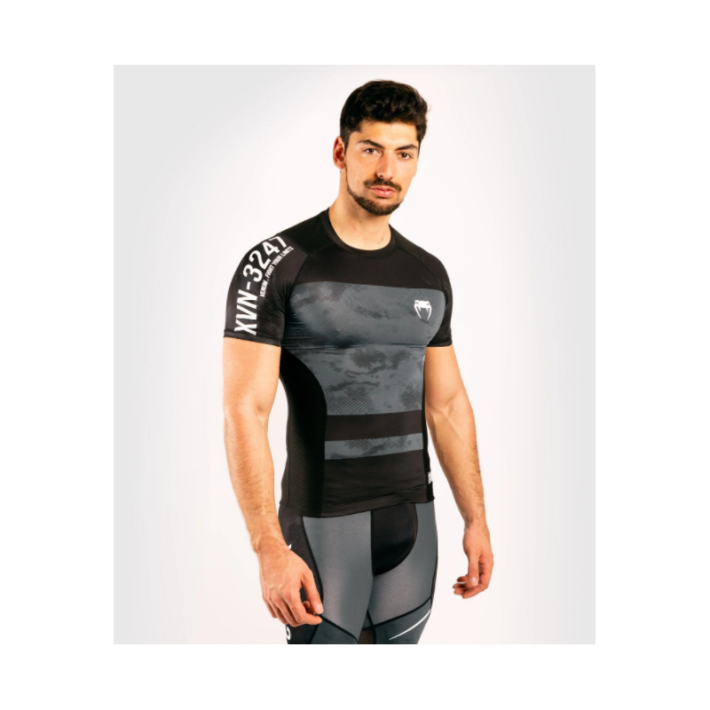 Sky 247 Rashguard-Short Sleeves Back/Grey